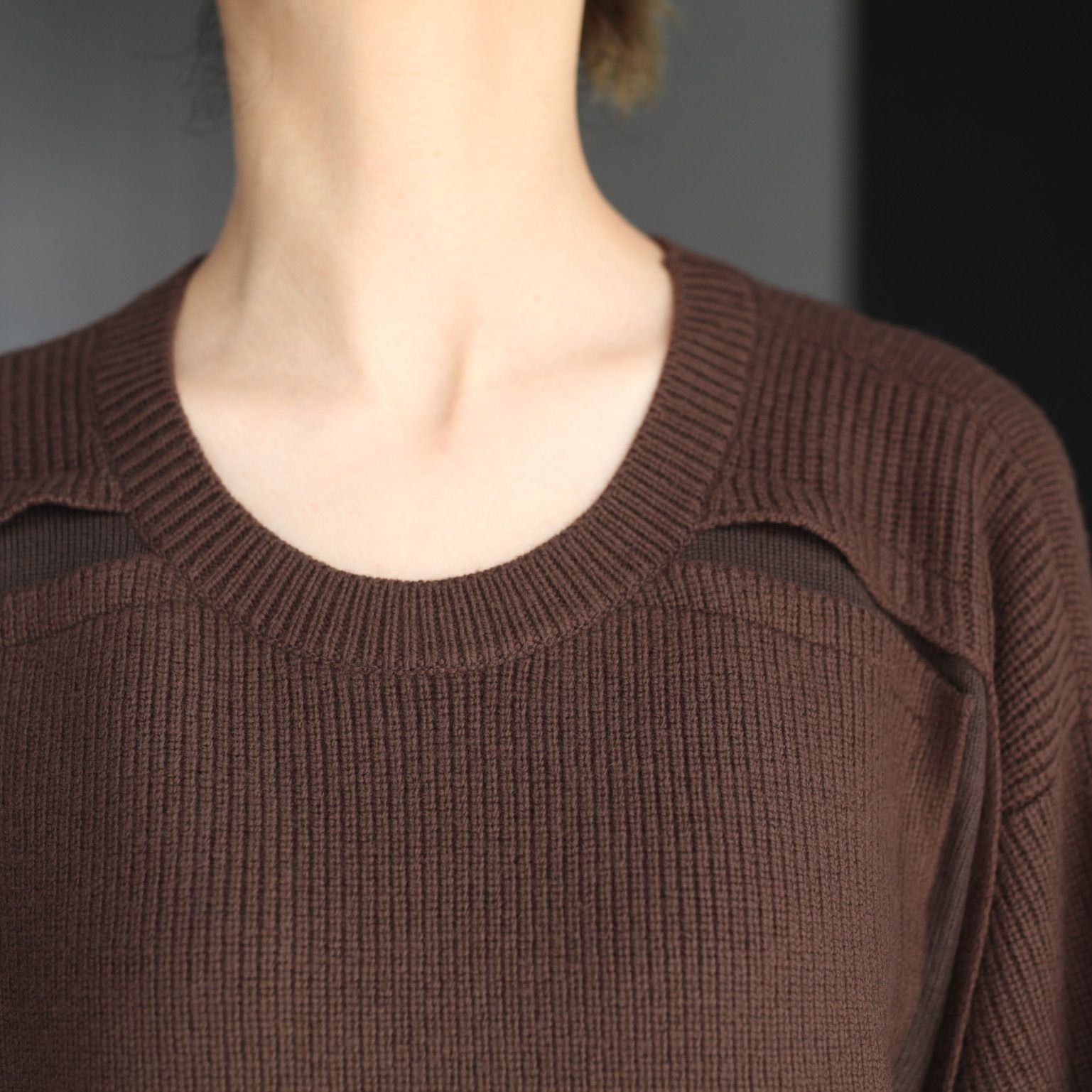 日本格安 【YOKE】22AW Broken Crewneck Sweater グリーン redcrca14