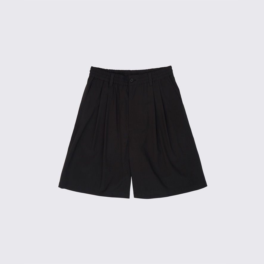 【残り一点】Wool Washer Tropical 2Pleated Easy Shorts