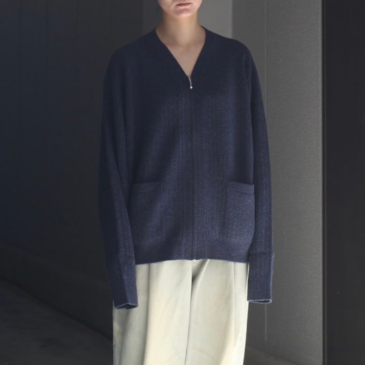 【残り一点】Nep V Zip-up Cardigan