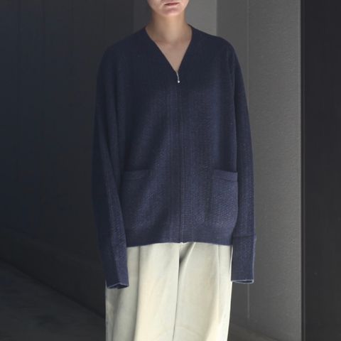 【残り一点】Nep V Zip-up Cardigan