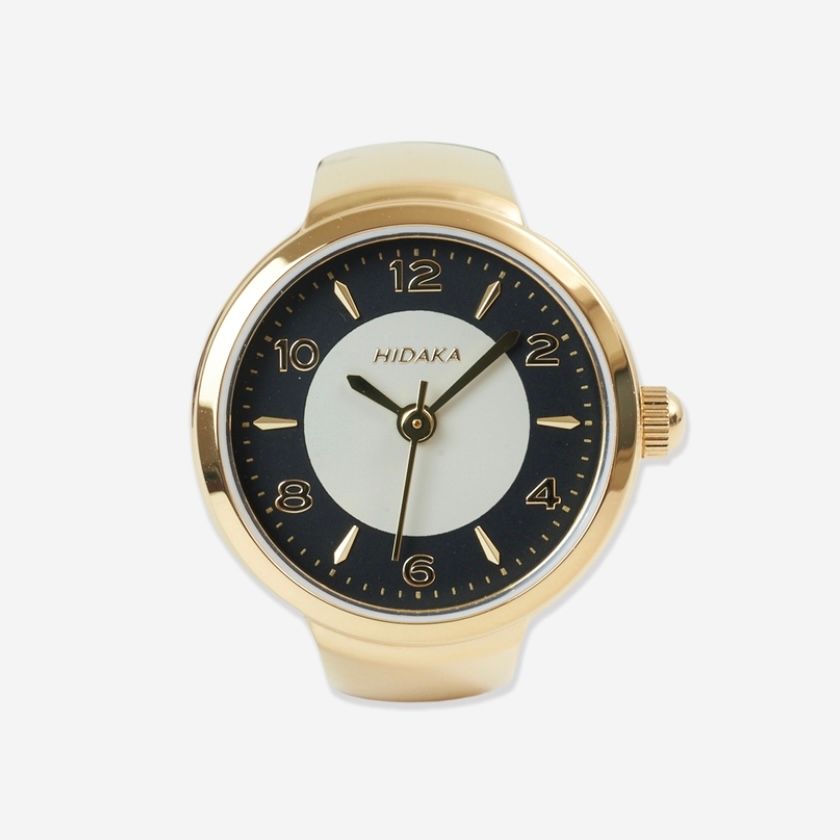 【残りわずか】Bullseye Ring Watch(GOLD×BLACK)