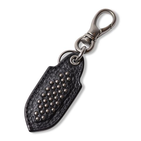 【残り一点】Round Studs Leather Key Ring(ATYPE)