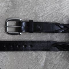 【残り一点】1/4 Braided Belt(BLACK)