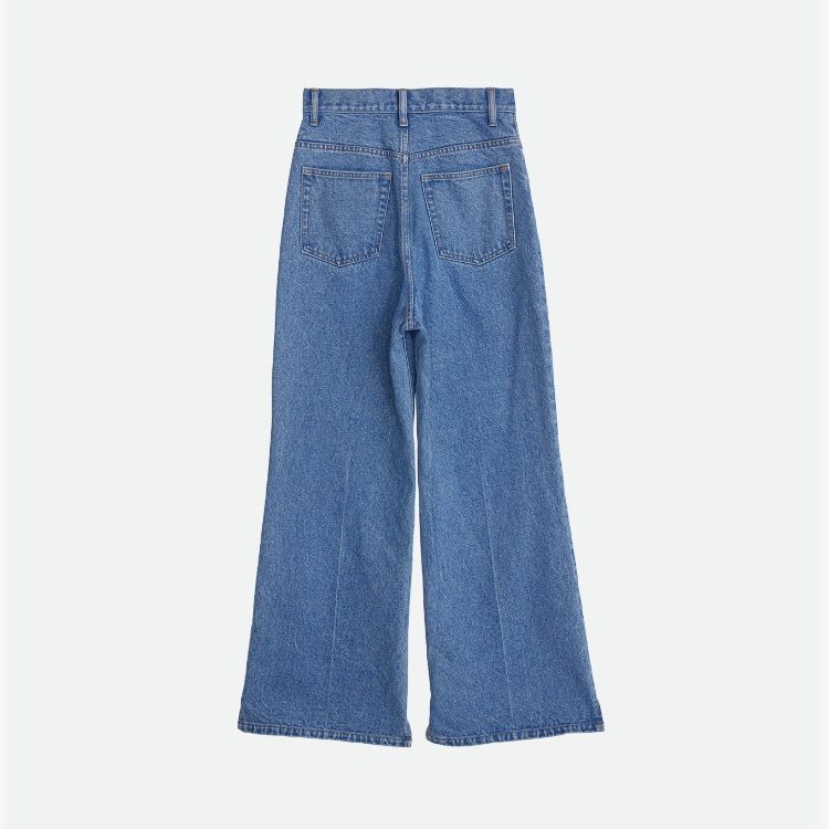 【残り一点】Corset with Wide Denim Pants