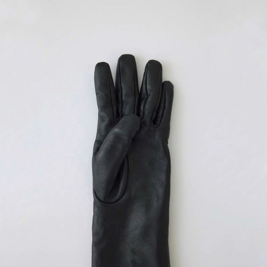 【残り一点】Long Leather Knit Gloves