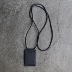 【残り一点】レザーストラップ付カードケース(GRAY)