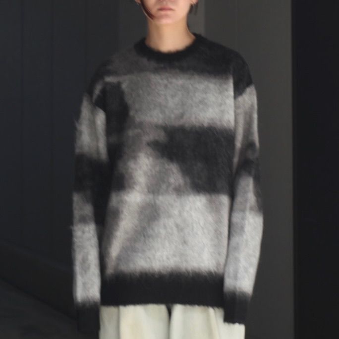 【残り一点】Kid Mohair Jacquard Sweater
