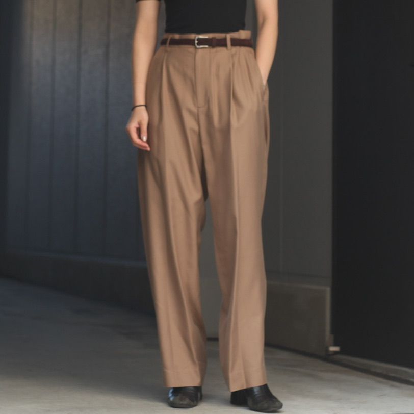 ATON - 【残り一点】Nidom Silk Wide Pants | ACRMTSM ONLINE STORE