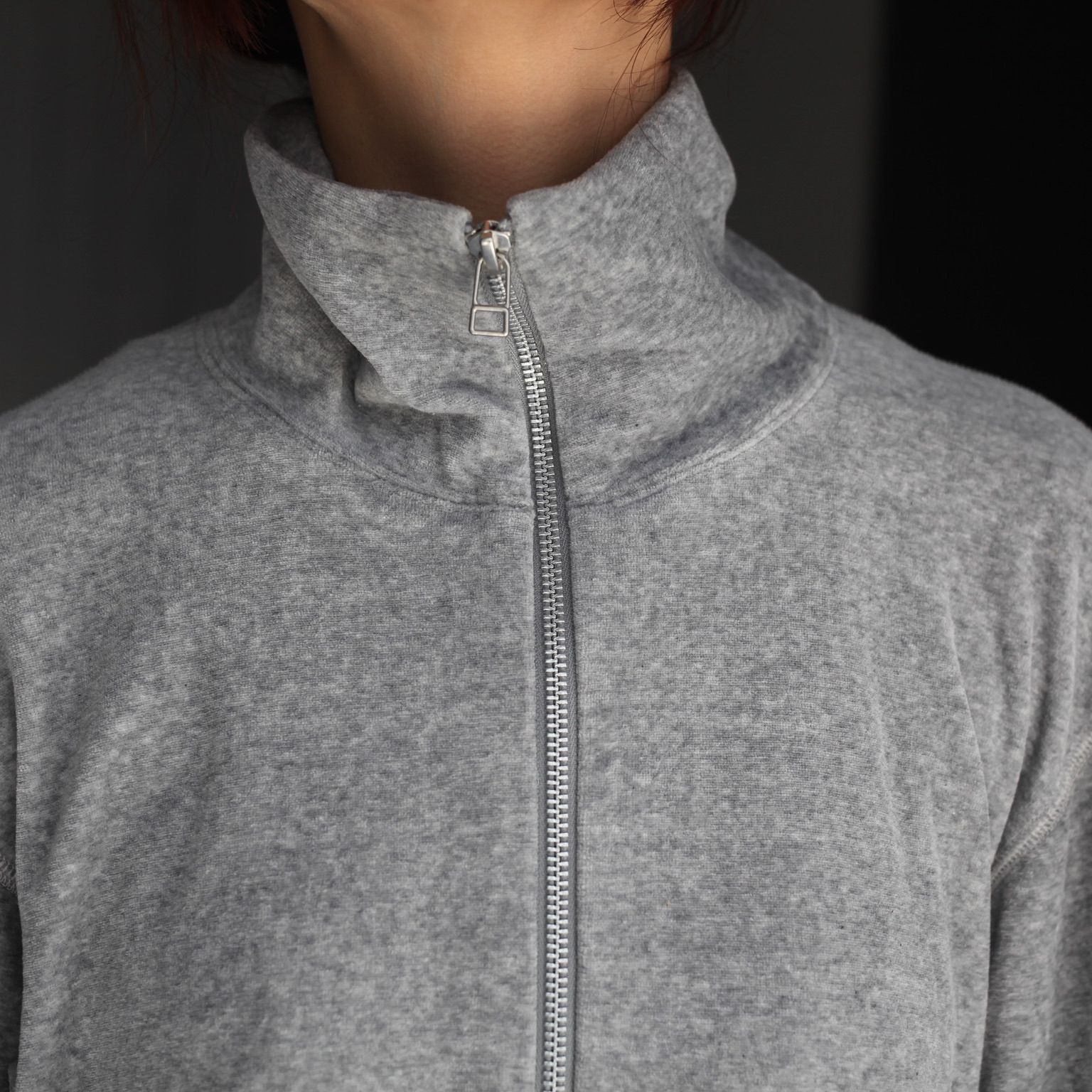 【残り一点】Velour Zip Up Track Top