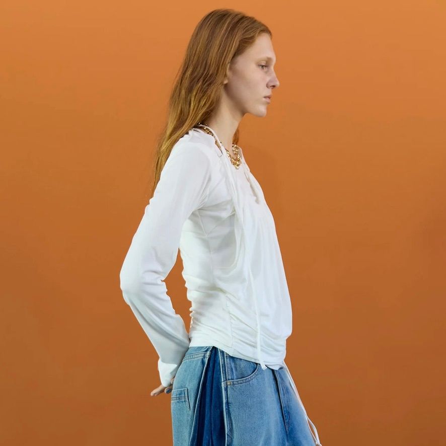 【残り一点】ホルターネックレイヤードトップス