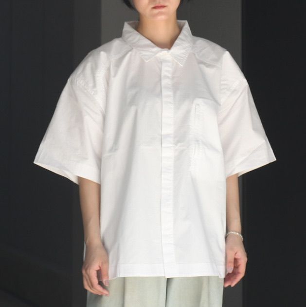 entire studio 01 SHIRT 治さ White
