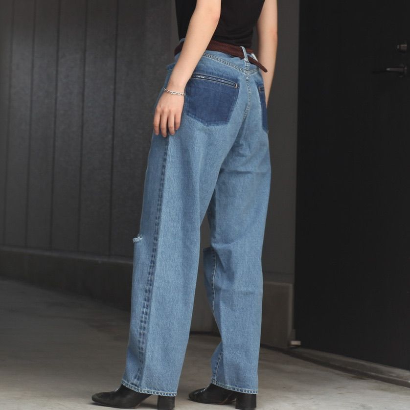 ssstein - 【残りわずか】Vintage Reproduction Damage Denim Jeans 