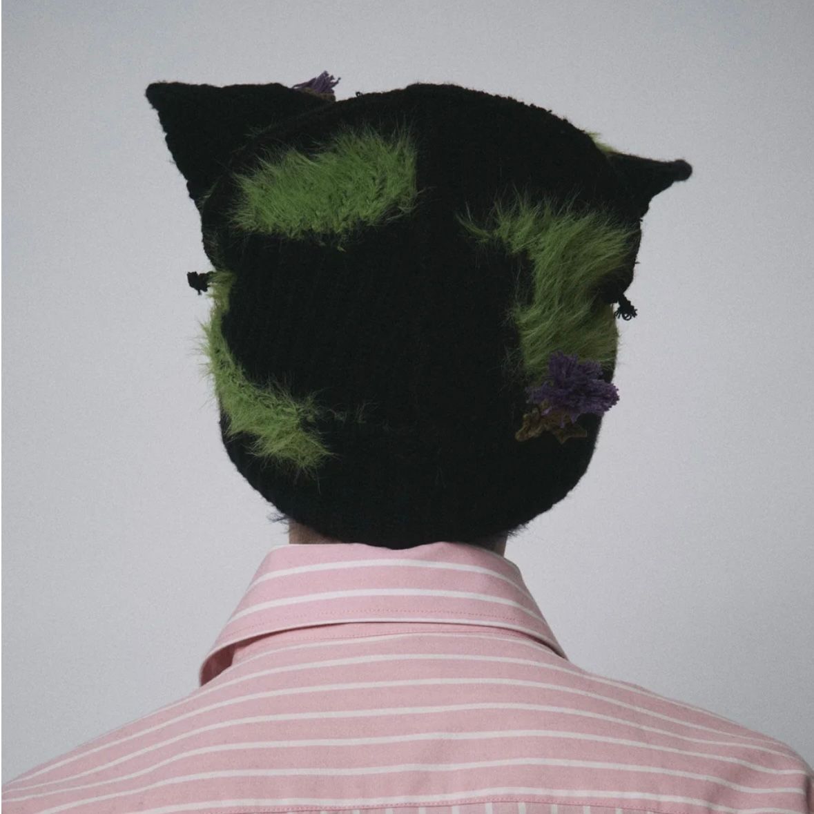 【残り一点】Artisanal Beanie with Thistles
