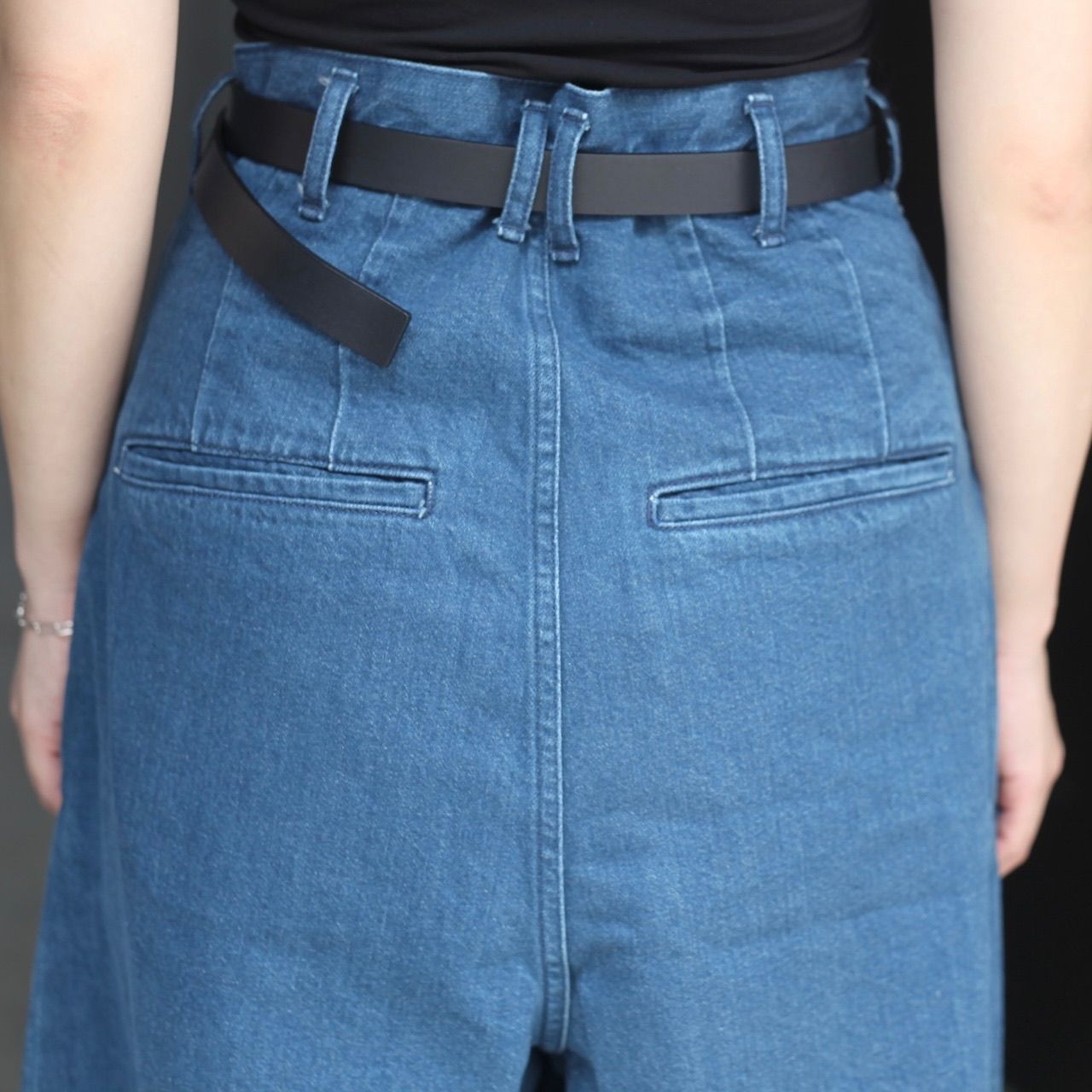 【残り一点】Hi Waist Baggy Denim Pants