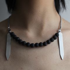 【残り一点】Collar Stays Juzu(BLACK)