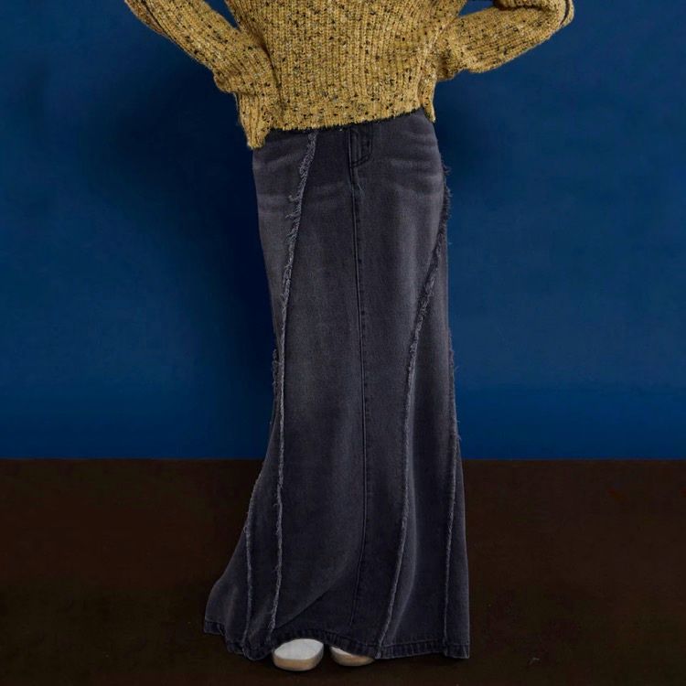 MAISON SPECIAL - 【残り一点】Cellulose Denim Maxi Skirt