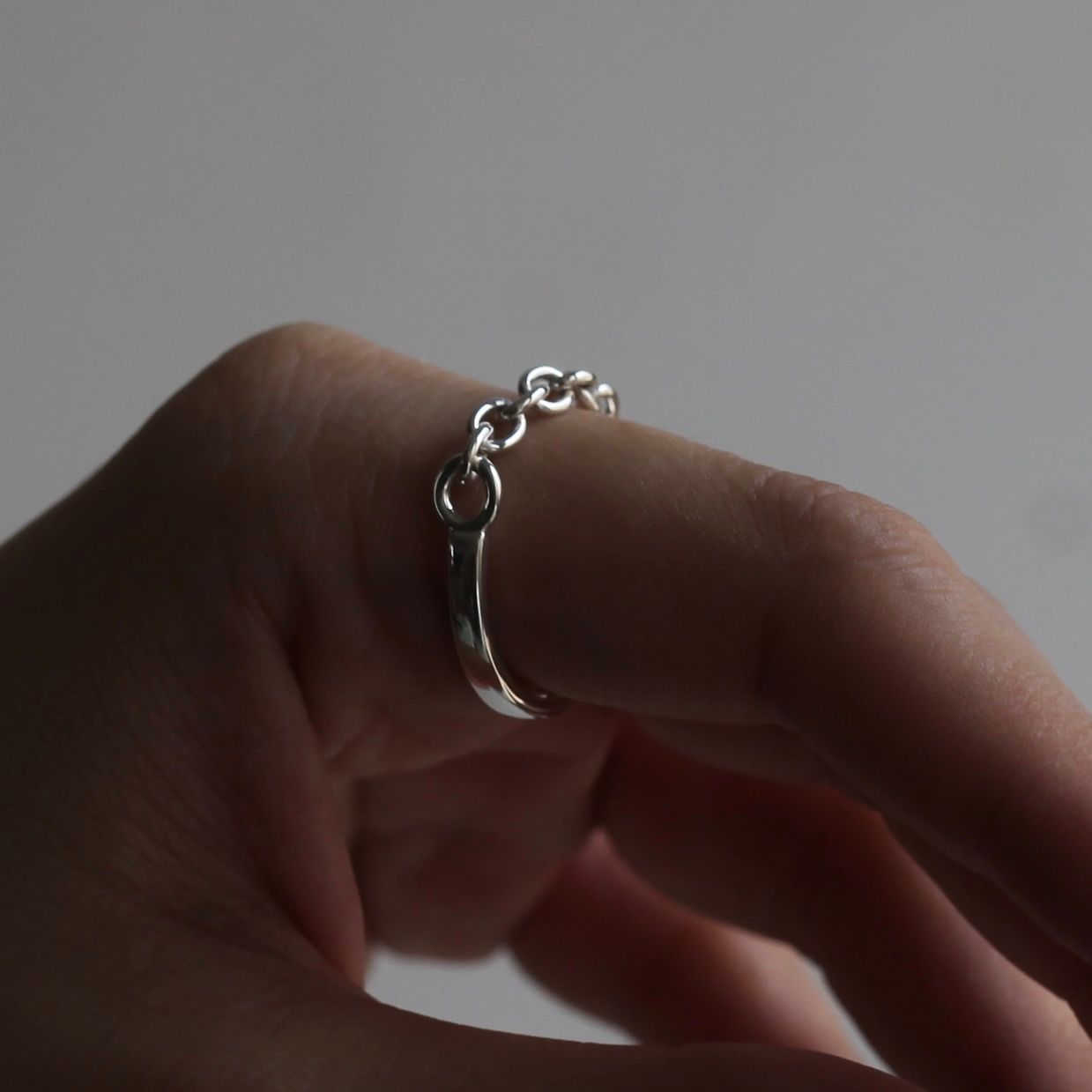 【残り一点】Oval Link Chain Ring