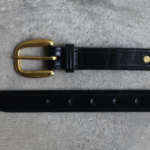 【残りわずか】Snaffe Bits Belt(BLACK×BRASS)
