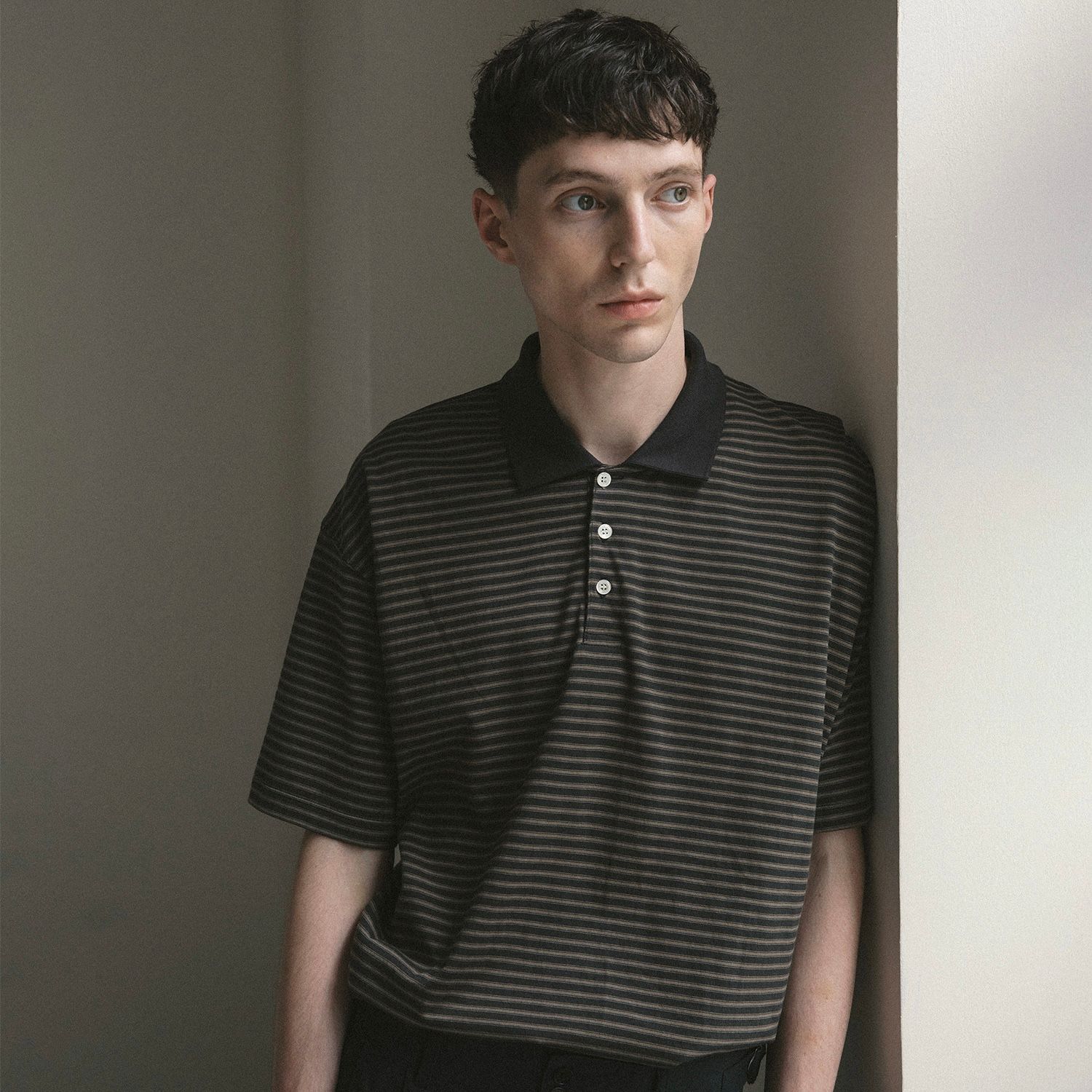 【残り一点】Brief Stripe Short Sleeve Tee