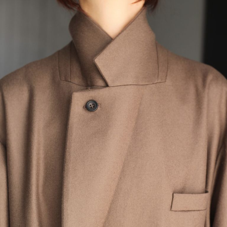 J.L.SULLIVAN】melton wool double coat （BRAND - STEIN - obscura）