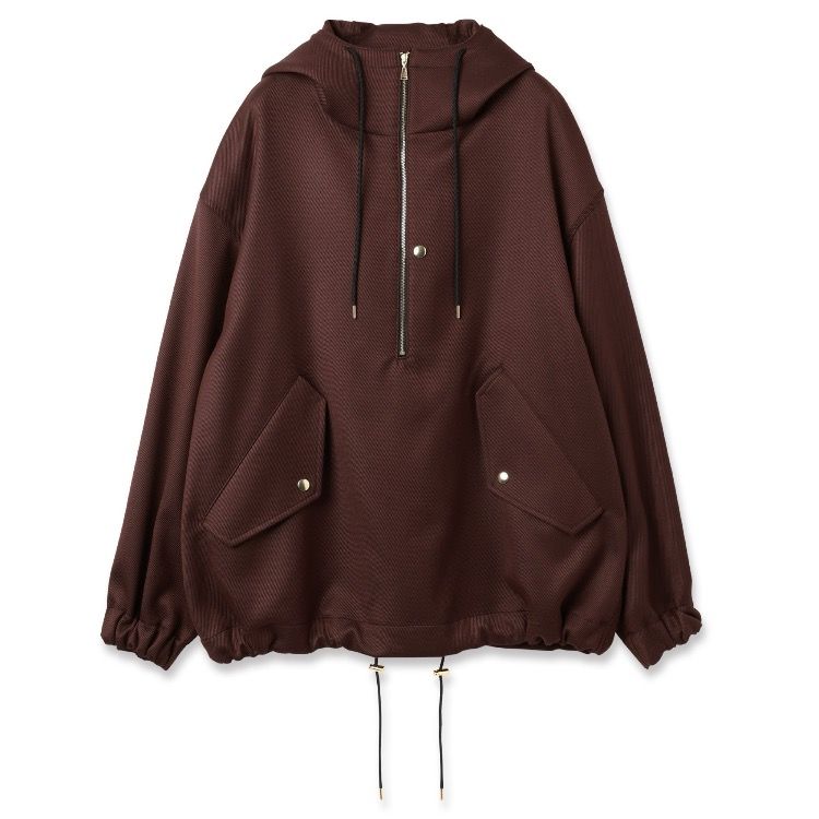 【残り一点】Double Cloth Kersey Half Zip Anorak Hoodie