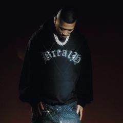 【残り一点】Old English Logo Rhinestone Hoodie