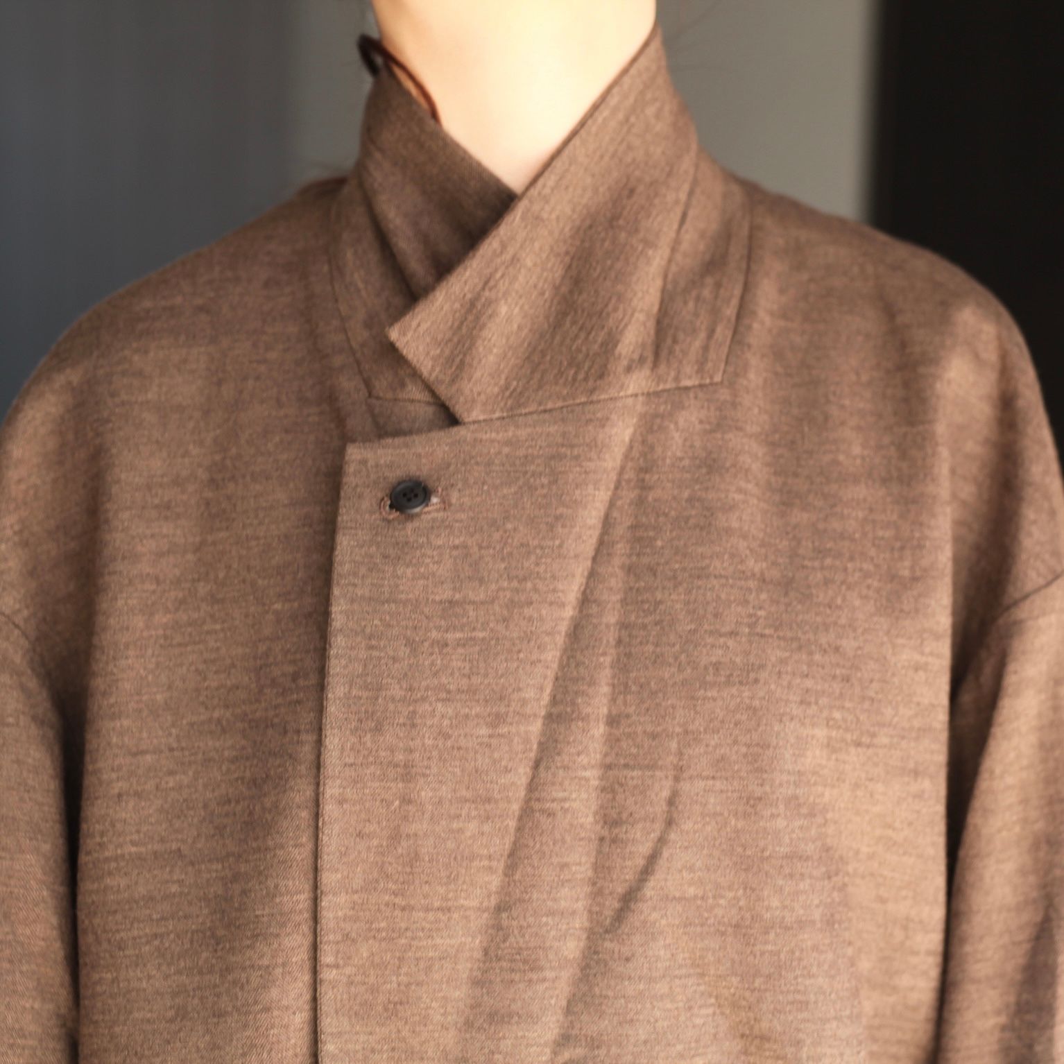 【残り一点】36G Wool Herringbone Double Jacket