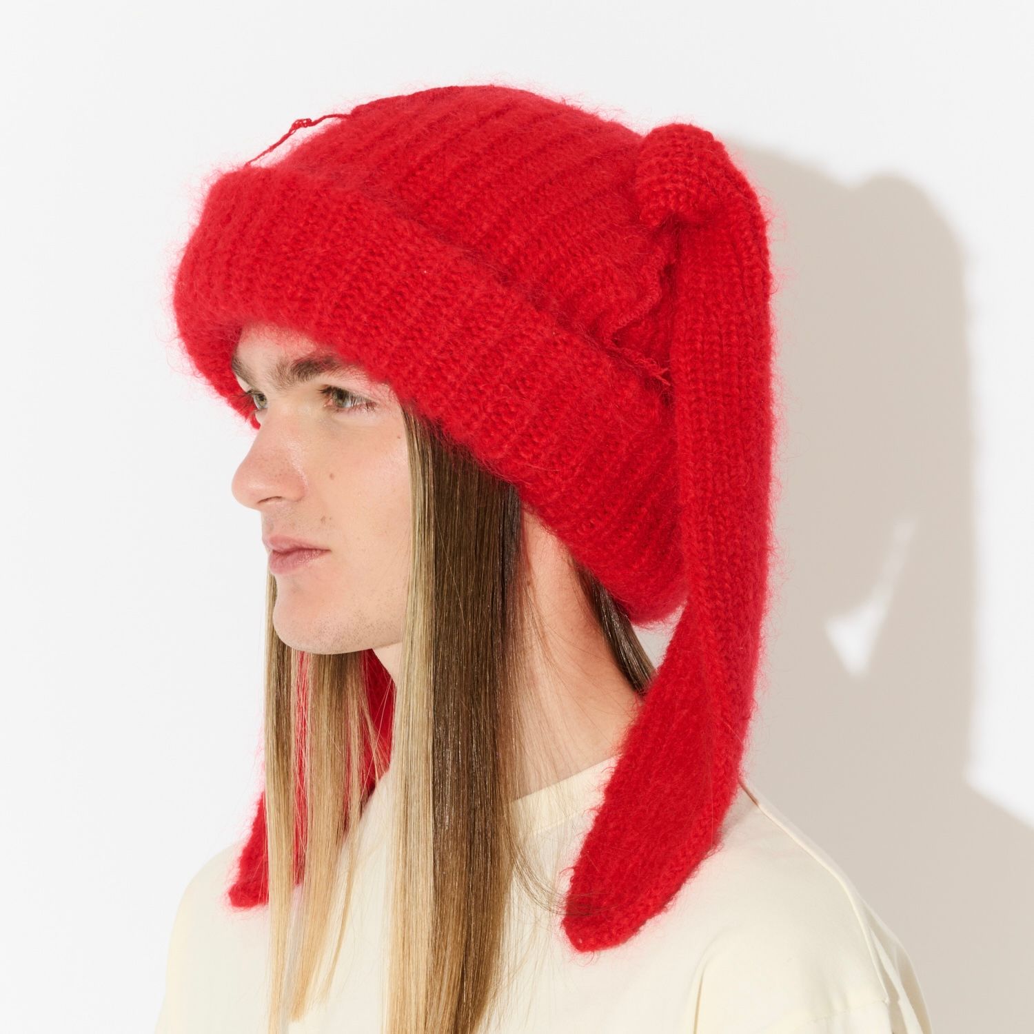 【残り一点】Mohair Chunky Rabbit Beanie