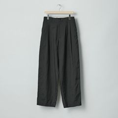 【残りわずか】Silk Cupro Twill Wide Easy Trousers