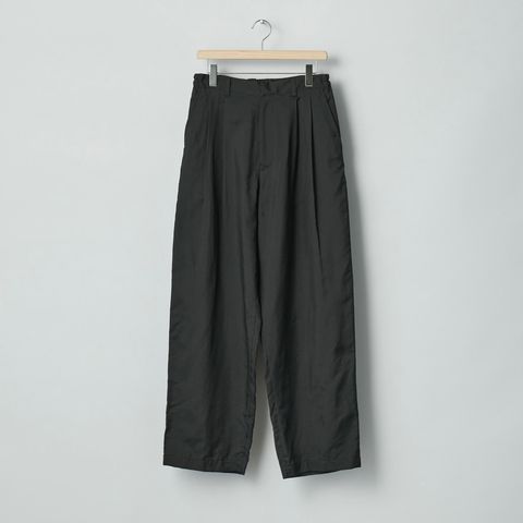【残りわずか】Silk Cupro Twill Wide Easy Trousers
