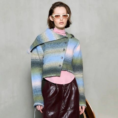 【残り一点】Asymmetry Knit Cardigan