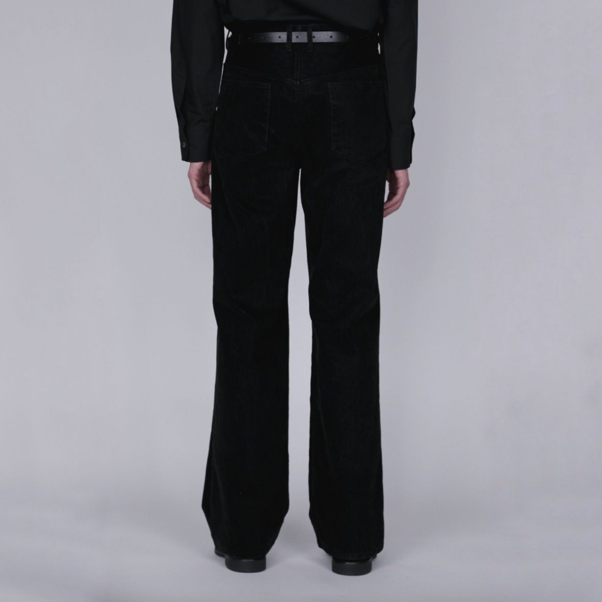 【残り一点】Flocked Denim Wide Tailored Pants