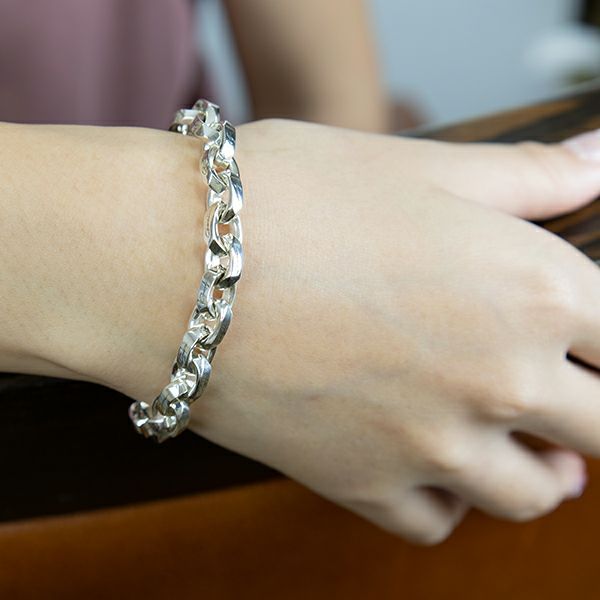 【残り一点】Crockery Chain Bracelet_L