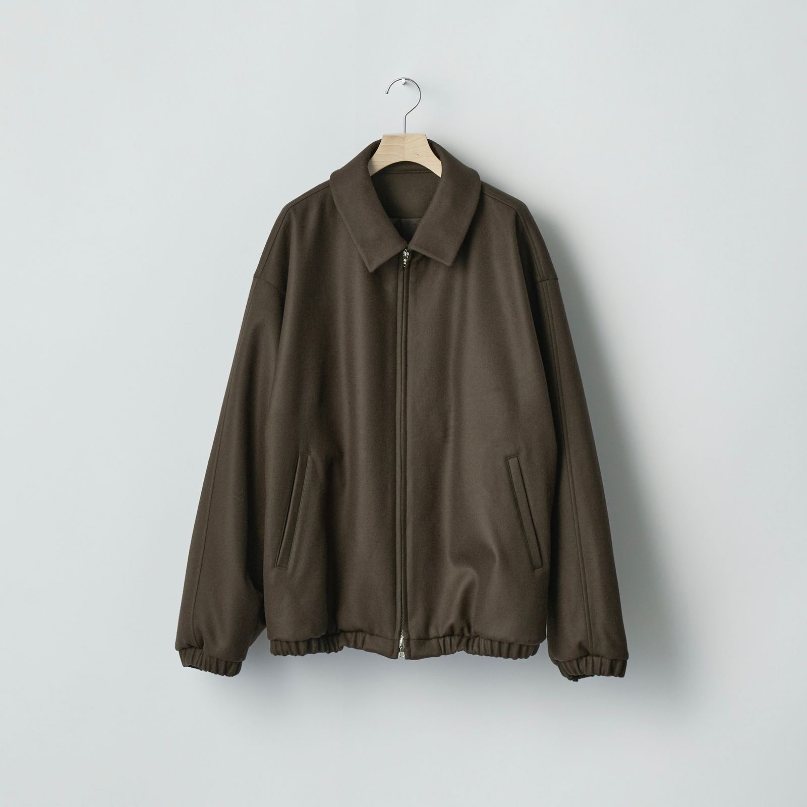 【残りわずか】Melton Oversized Zip Jacket