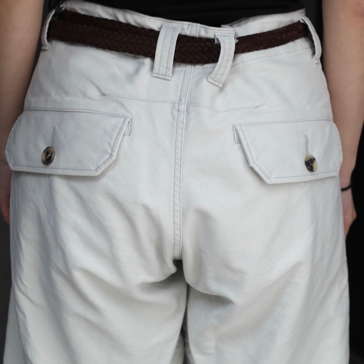 【残り一点】Tucked Wide Leg Trousers