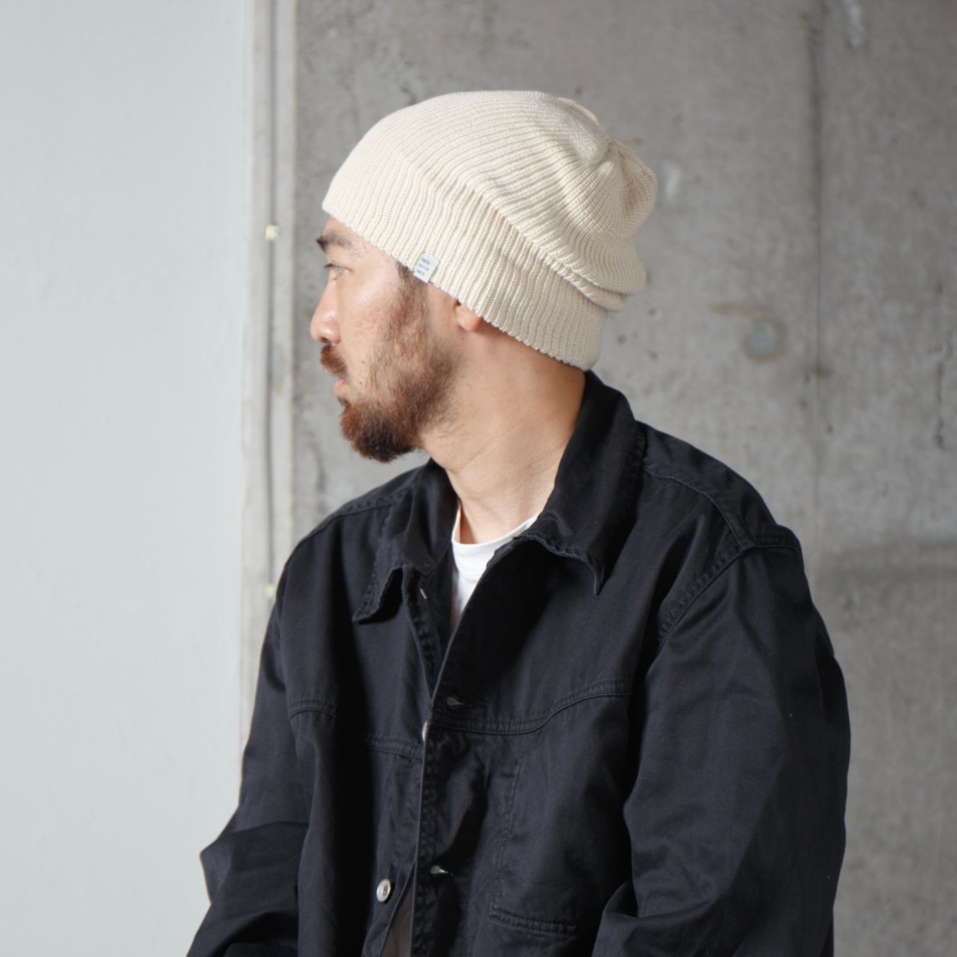【残り一点】2way Basic Knit Beanie