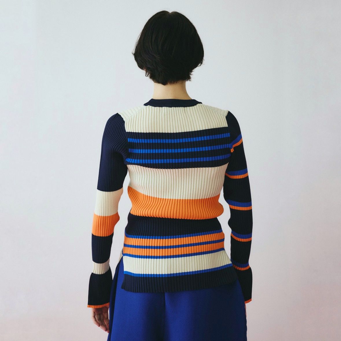 【残り一点】Randam Border Knit Tops