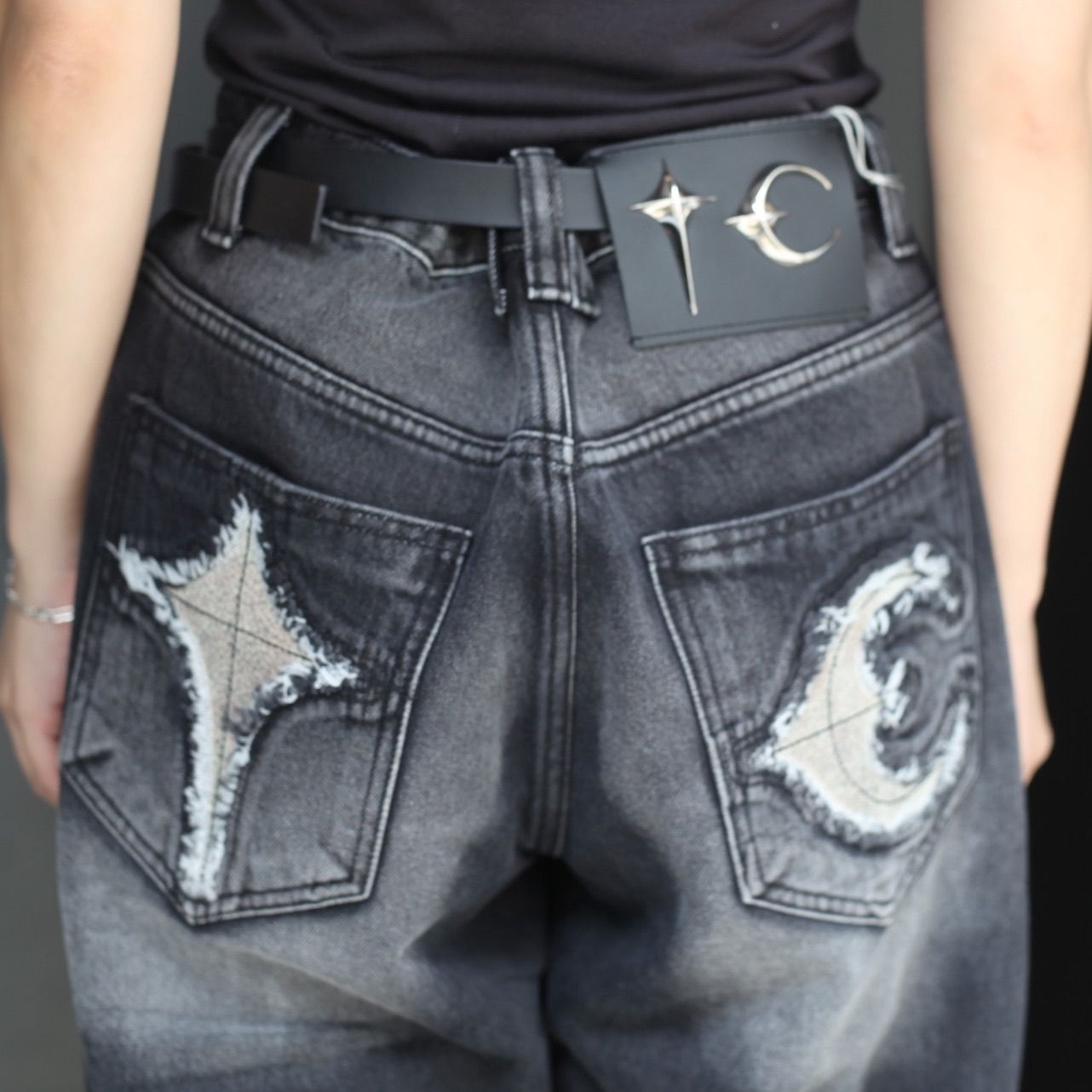 【残り一点】TC Leather Back Pocket Pants