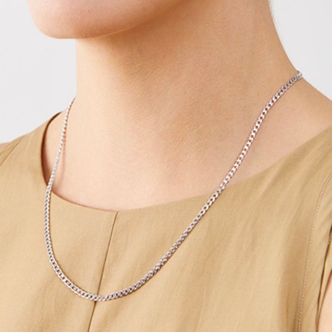 【残り一点】Saffi Necklace 50cm(SILVER)
