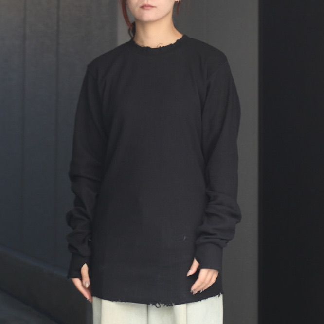 【残りわずか】Combat Long Thermal With Damaged(CLASSIC WAFFLE KNIT)