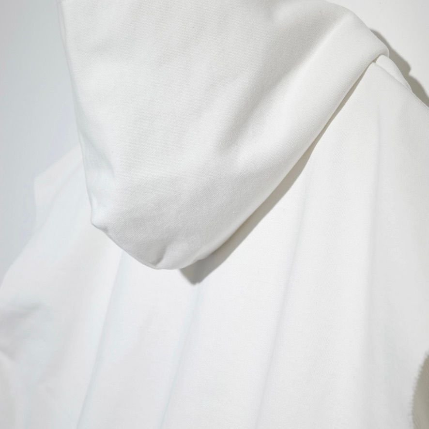【残り一点】Cut Off Wide Zip N/S Sweat Hoodie