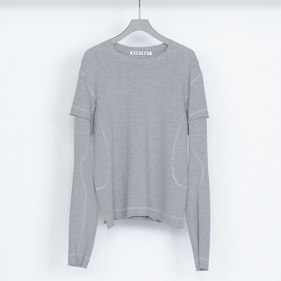 【残り一点】Panneld Layerd Sleeve T-Shirt
