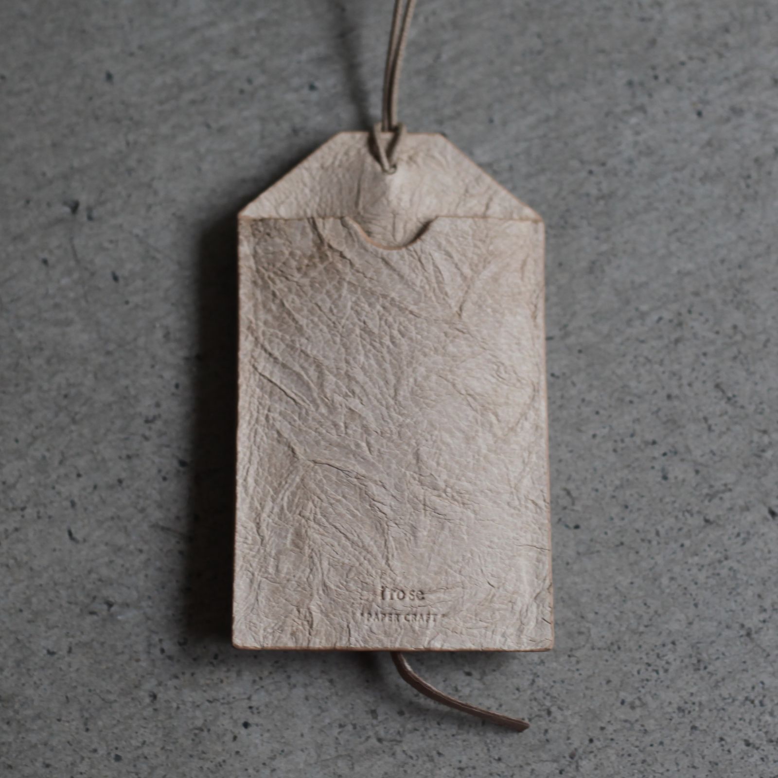 【残り一点】Paper Leather Key