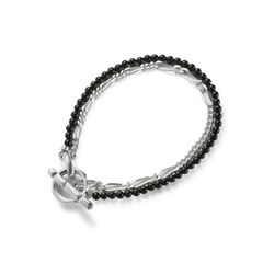 【お取り寄せ注文可能】 Clash Mix Chain Bracelet(BLACK)