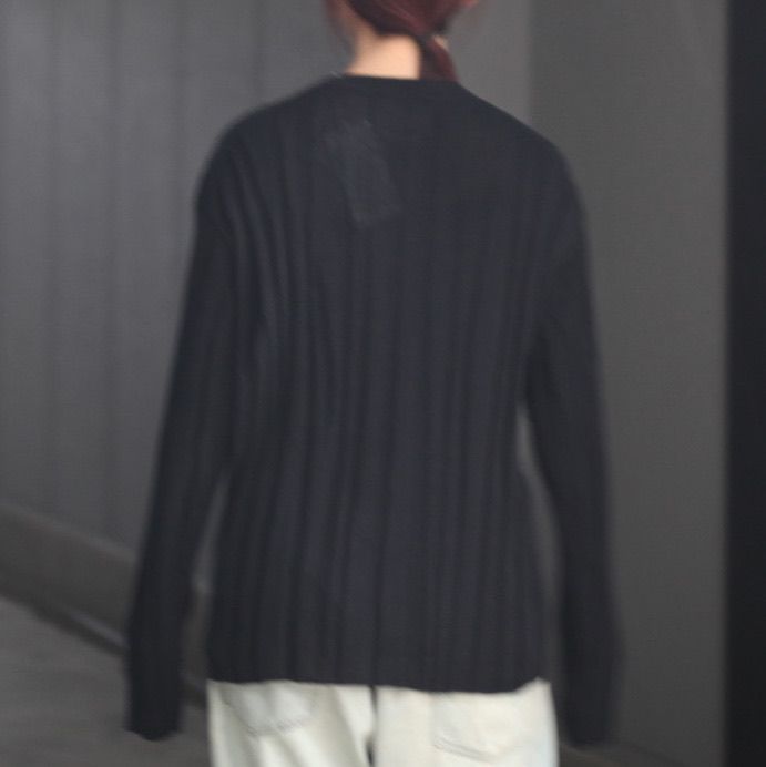 【残り一点】Random Rib Crewneck Sweater