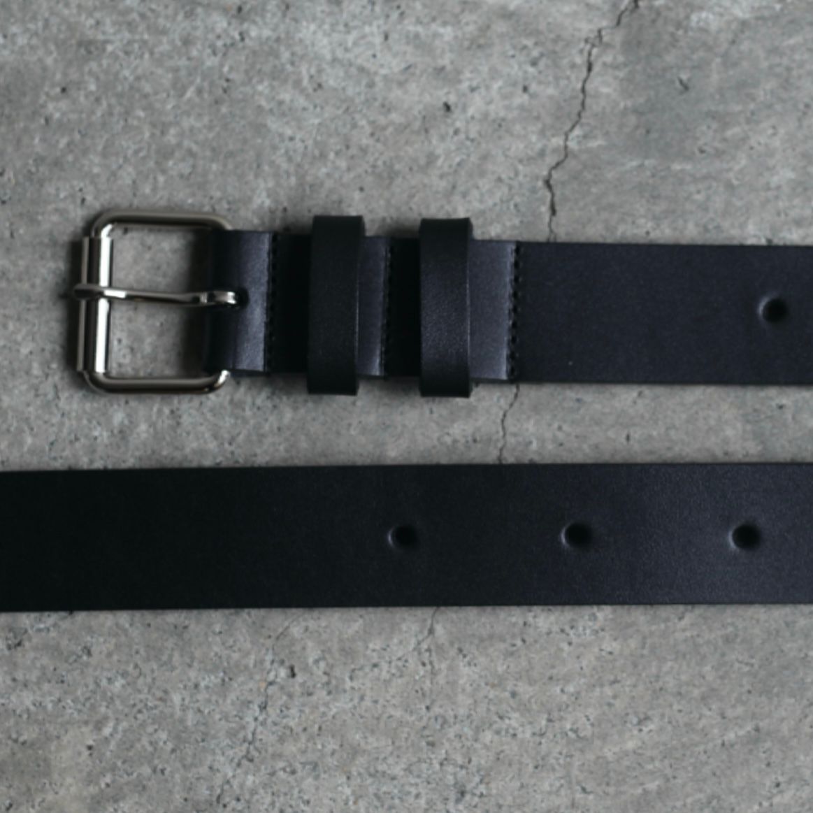 【残りわずか】Leather Belt SKI 30