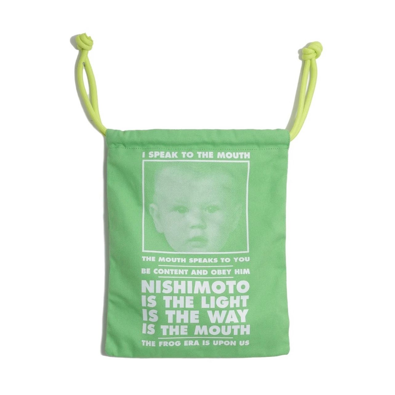 【残り一点】Big Drawstring Bag(GREEN)