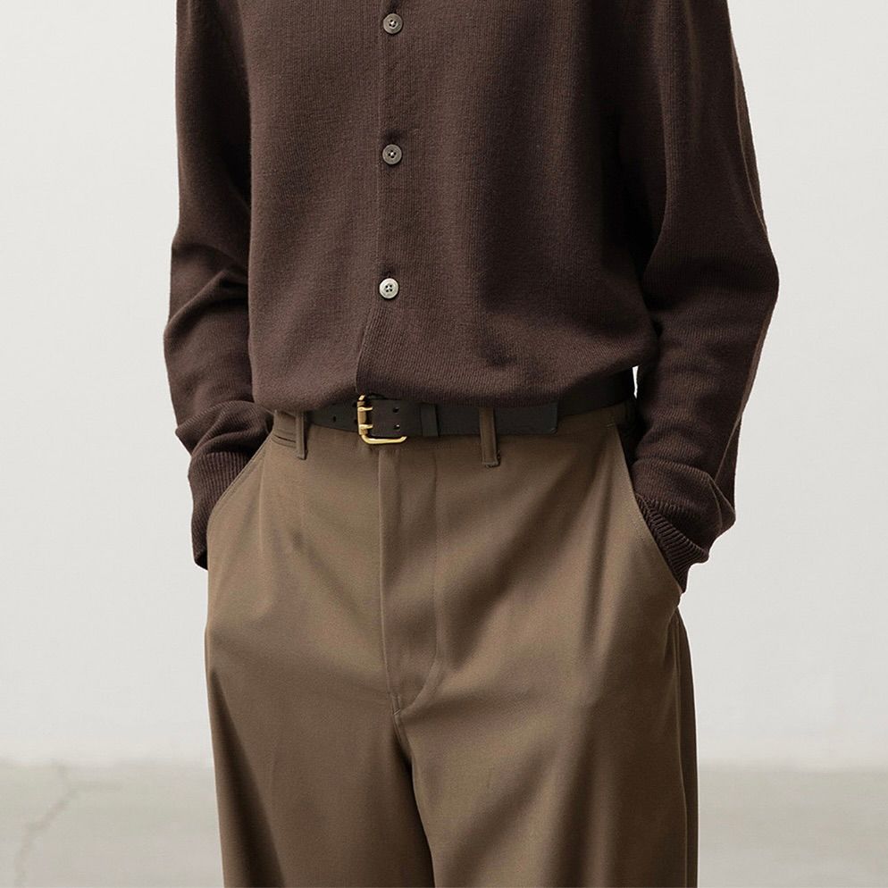 【残り一点】Double Prong Leather Belt