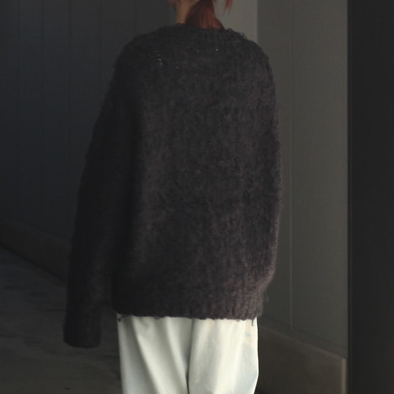 【残り一点】3Color Mix Mohair Crewneck Sweater