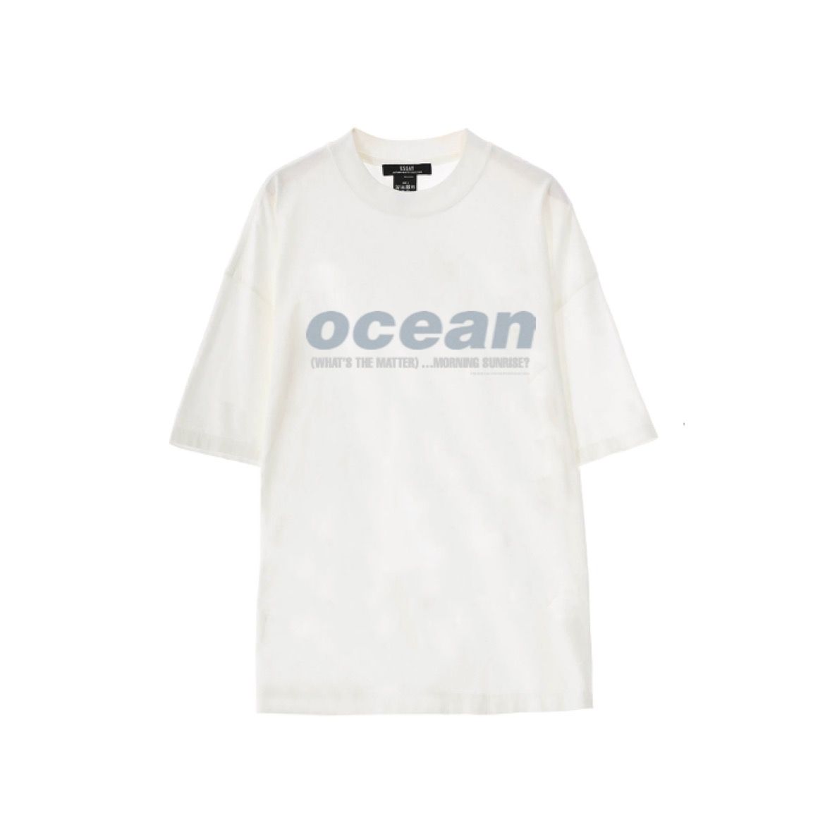 【残りわずか】Oversized Drop Shoulder T-Shirt(OCEAN)